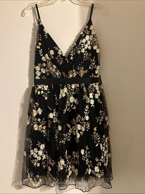 Black Floral Dress